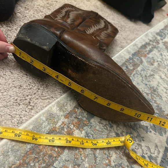 Leather cowboy boots - Picture 3 of 13